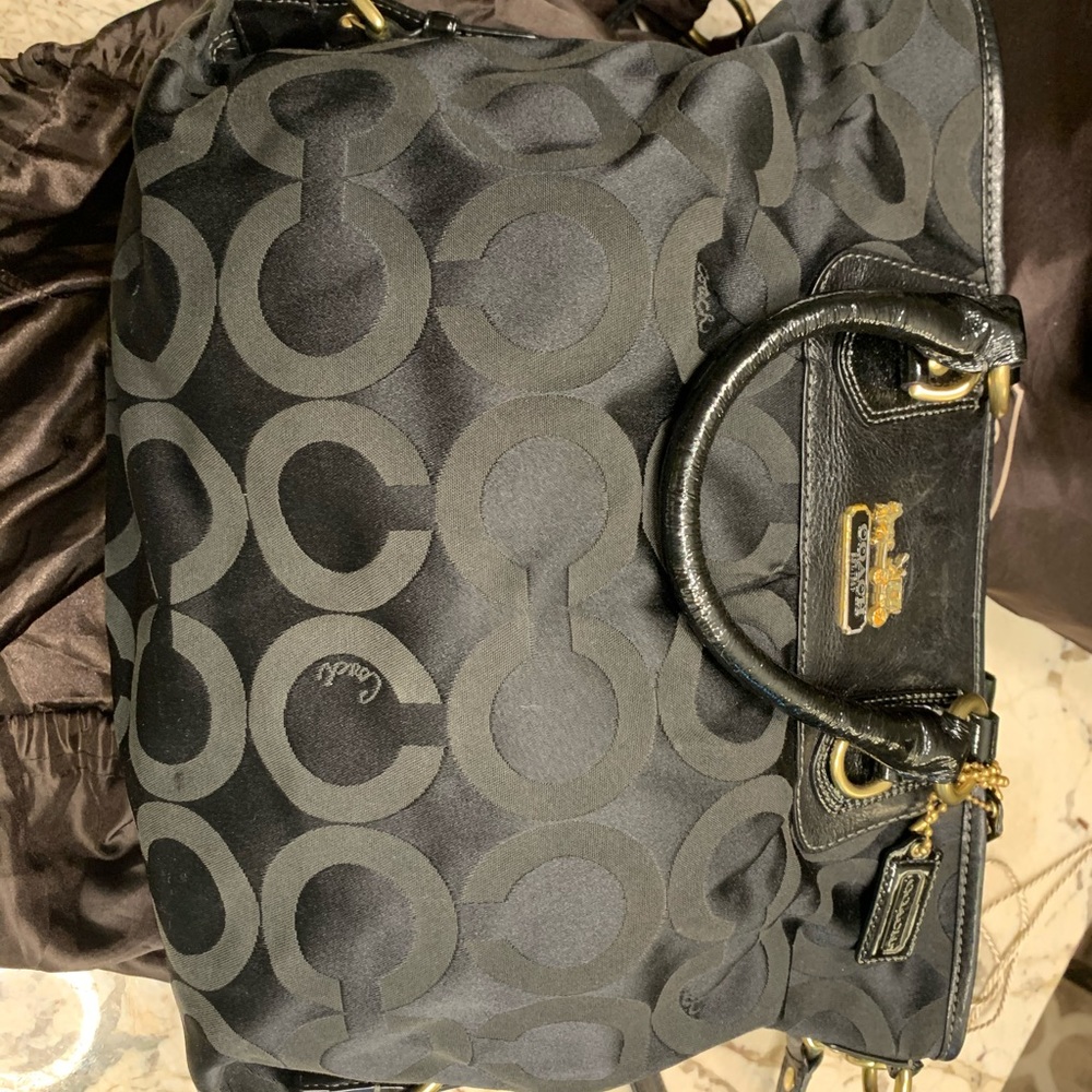 Large Coach cross-body bag